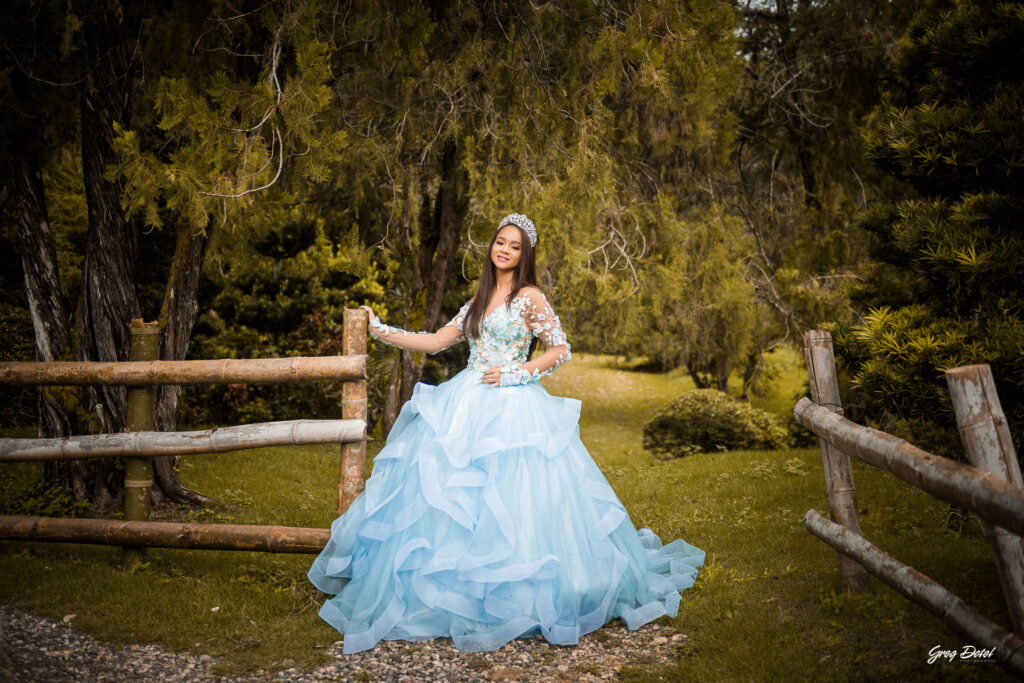 Sesion de fotos de 15 años hermosas y modernas de Carismell en el Jardin Botanico de Santo Domingo, República Dominicana
