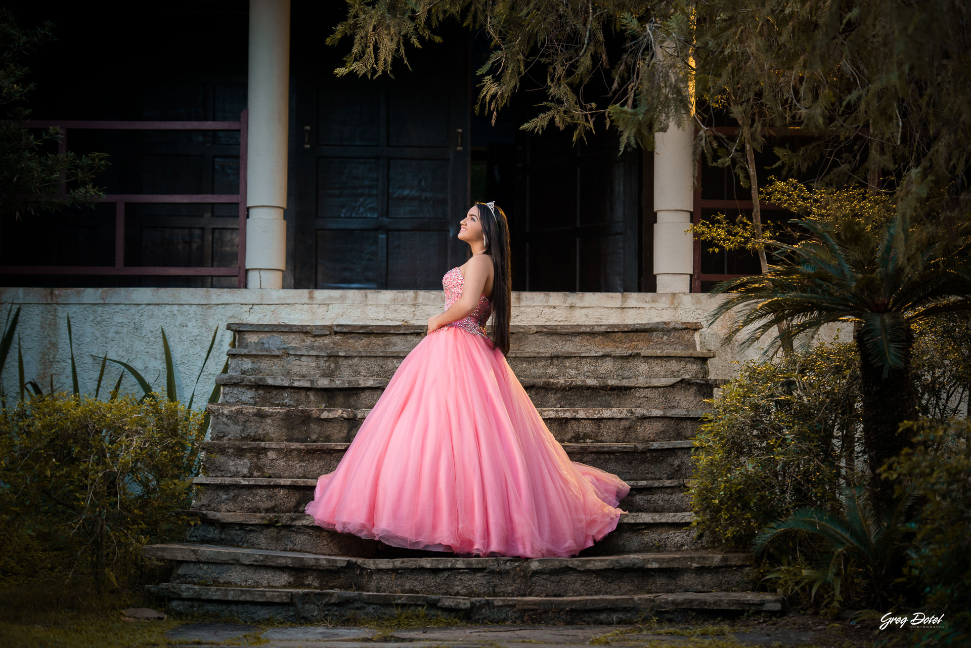 Sesion de fotos de 15 años de Brendaly en el Jardin Botanico Nacional de Santo Domingo, República Dominicana