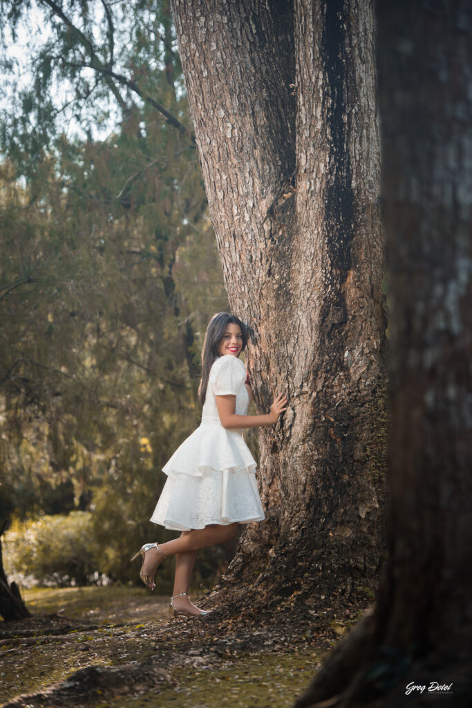 Sesion de fotos de quinceañeras modernas de Franny en el Jardin Botanico Nacional de Santo Domingo, República Dominicana