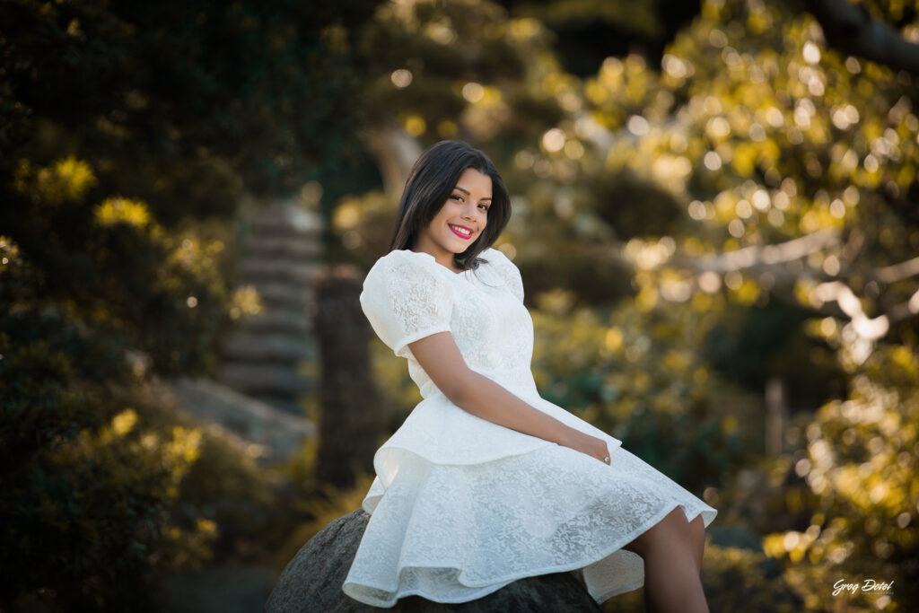 Sesion de fotos de quinceañeras modernas de Franny en el Jardin Botanico Nacional de Santo Domingo, República Dominicana
