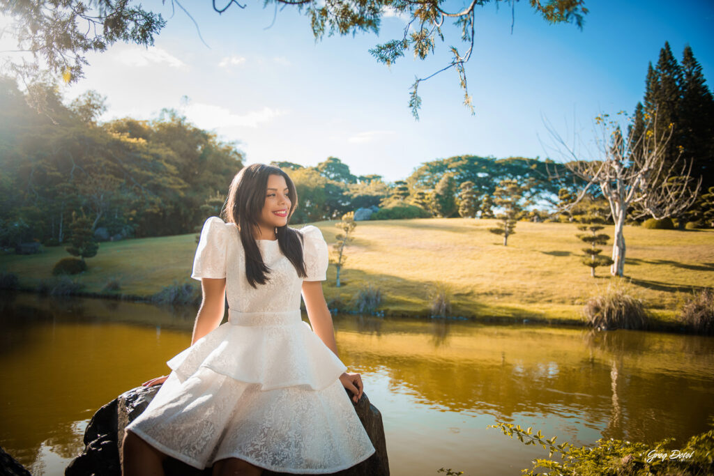 Sesion de fotos de quinceañeras modernas de Franny en el Jardin Botanico Nacional de Santo Domingo, República Dominicana