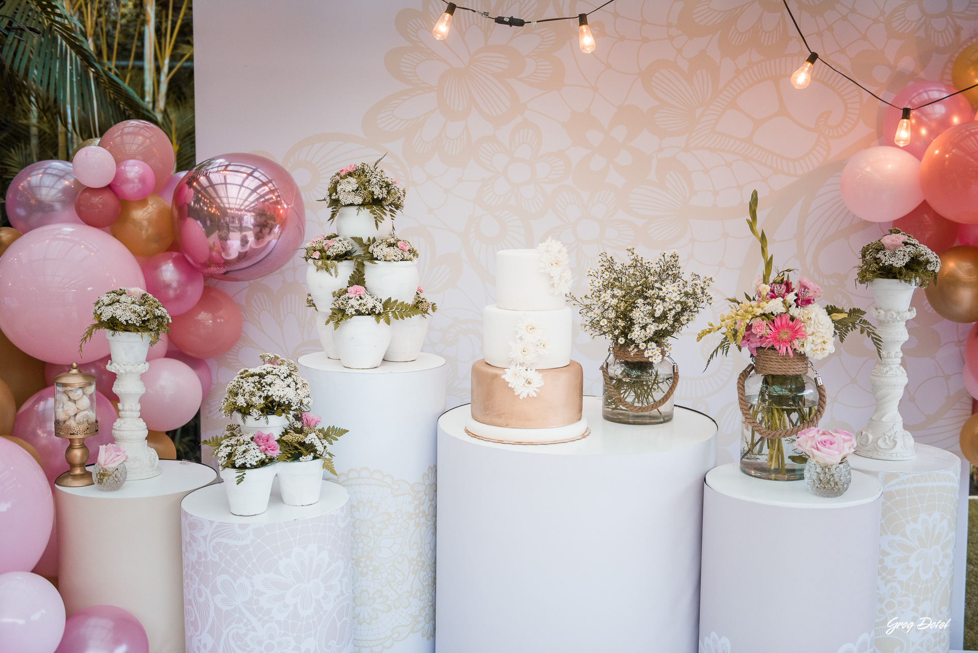 Fotos de decoración fiesta de 15 años en República Dominicana para la quinceañera Mailyn