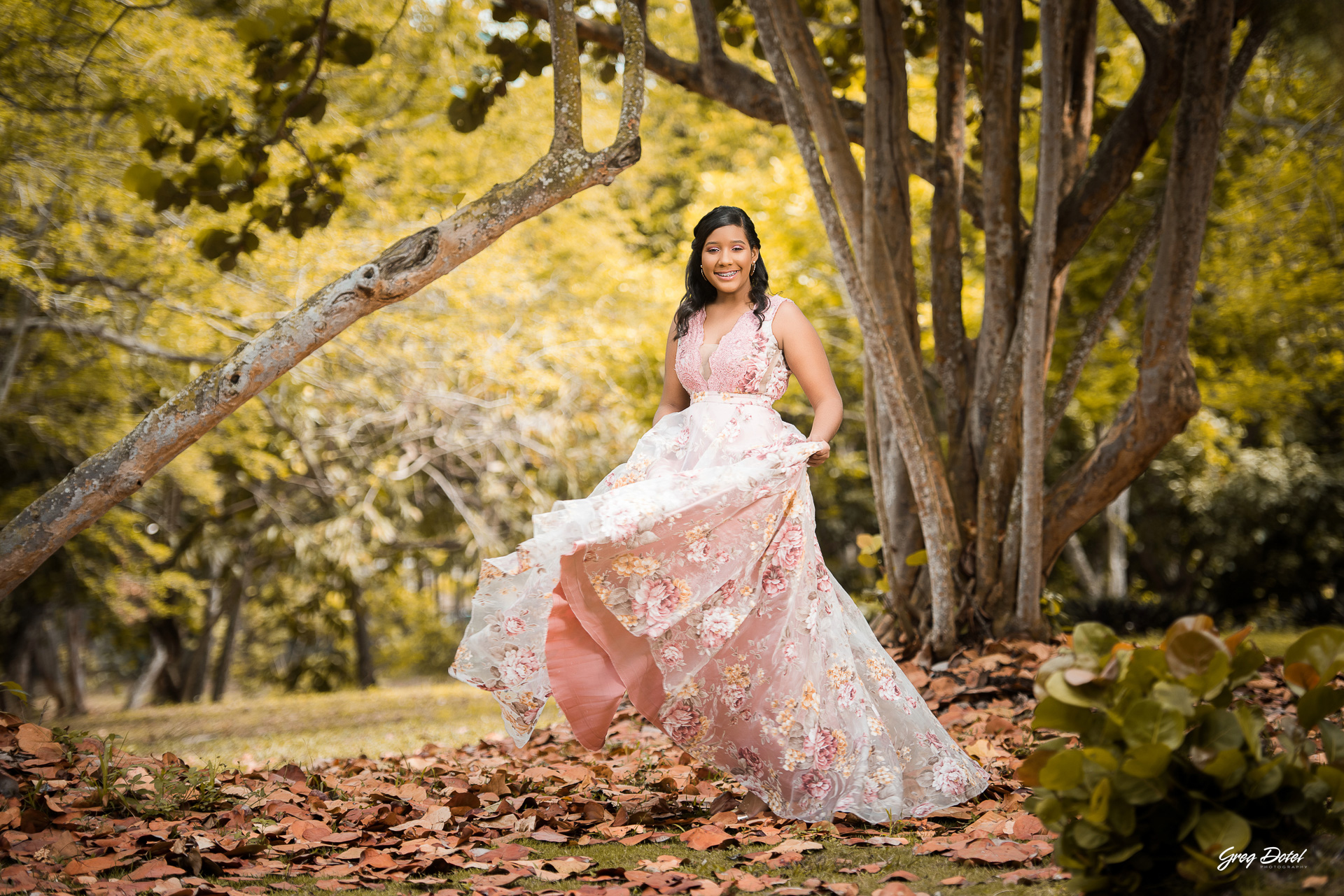 Sesion de fotos de 15 años hermosas de Shantal en el Jardin Botanico Nacional de Santo Domingo, República Dominicana
