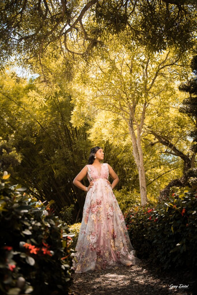 Sesion de fotos de 15 años hermosas de Shantal en el Jardin Botanico Nacional de Santo Domingo, República Dominicana