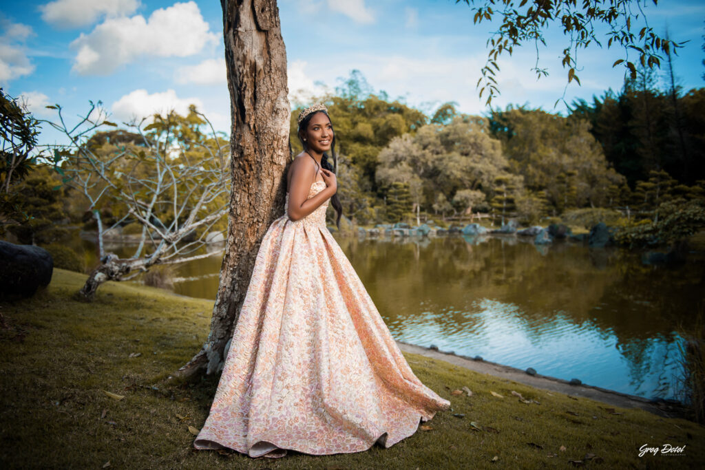 Sesion de fotos de 15 años hermosas de Meily en el Jardin Botanico Nacional de Santo Domingo, República Dominicana