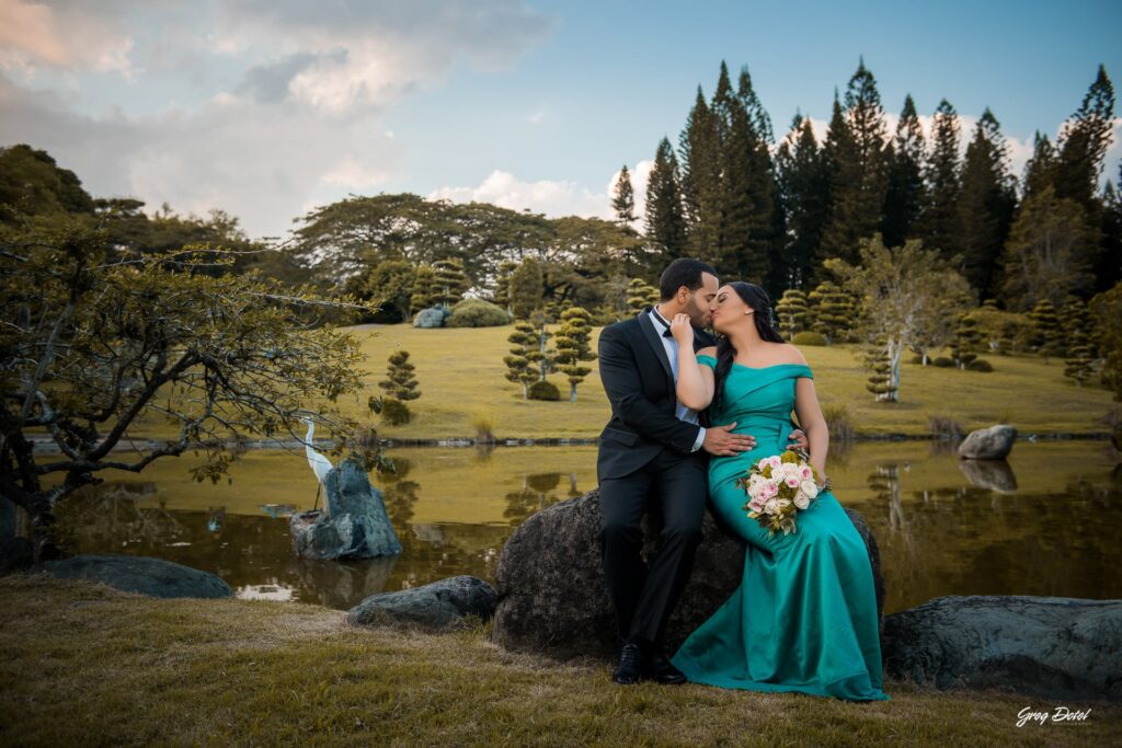 Fotos de pre boda en el Jardín Botánico de Santo Domingo de Pamela y Renny por el fotografo en Santo Domingo Greg Dotel