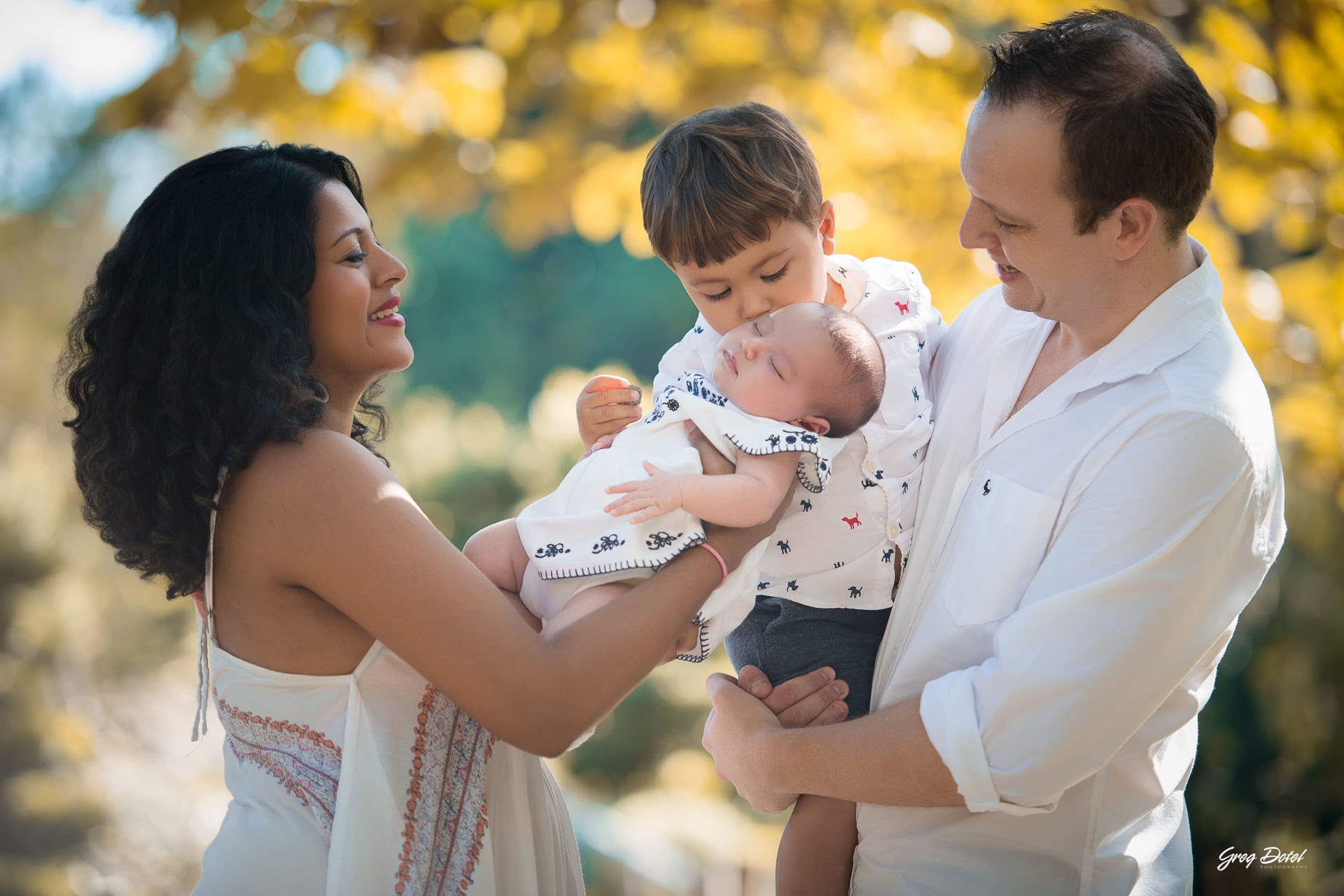 Sesion de fotos de familia en el Jardín Botánico de Santo Domingo, República Dominicana