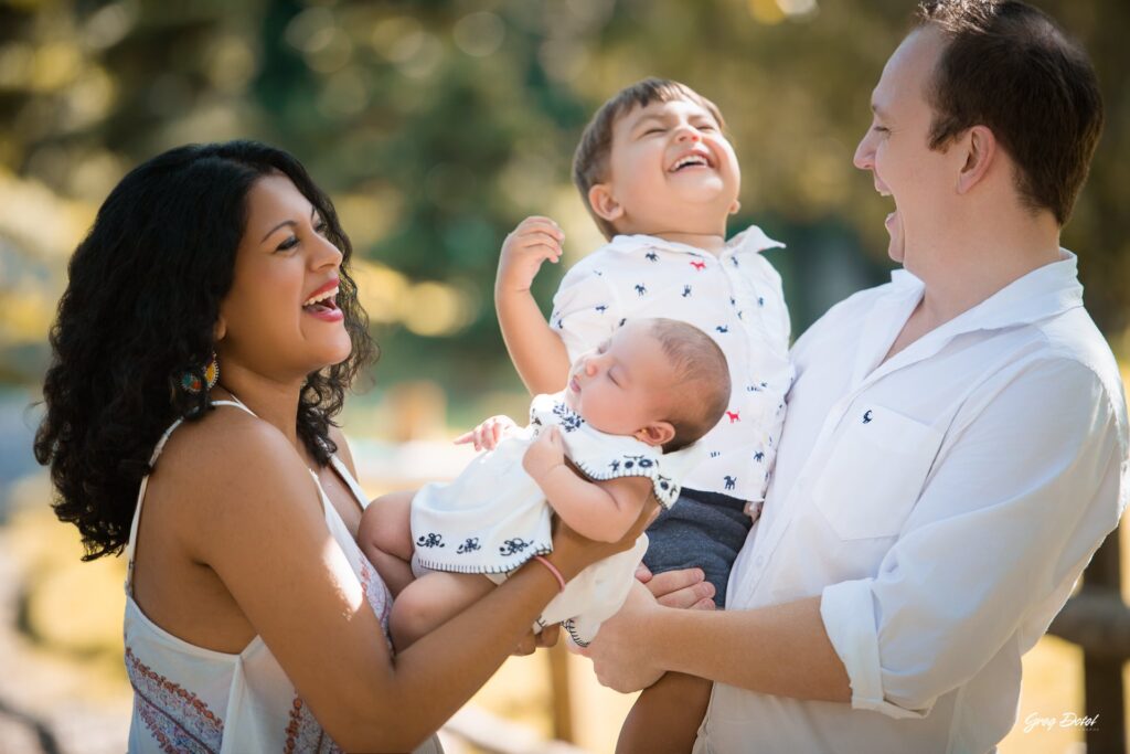 Sesion de fotos de familia en el Jardín Botánico de Santo Domingo, República Dominicana