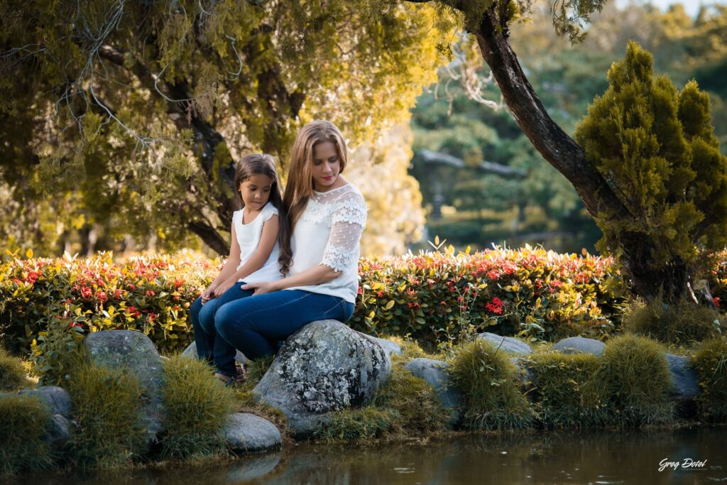 Sesion de fotos de familiar hermosas en el Parque Jardín Botánico de Santo Domingo, República Dominicana
