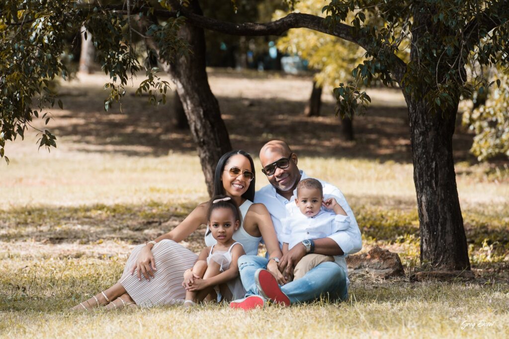 Fotos de familia en el Parque Mirador de Santo Domingo, República Dominicana