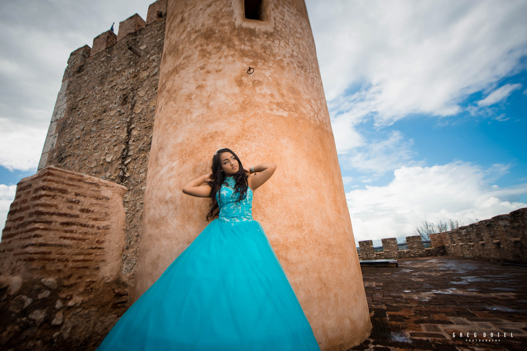 Sesion de fotos en la Fortaleza Ozama de Santo Domingo, República Dominicana