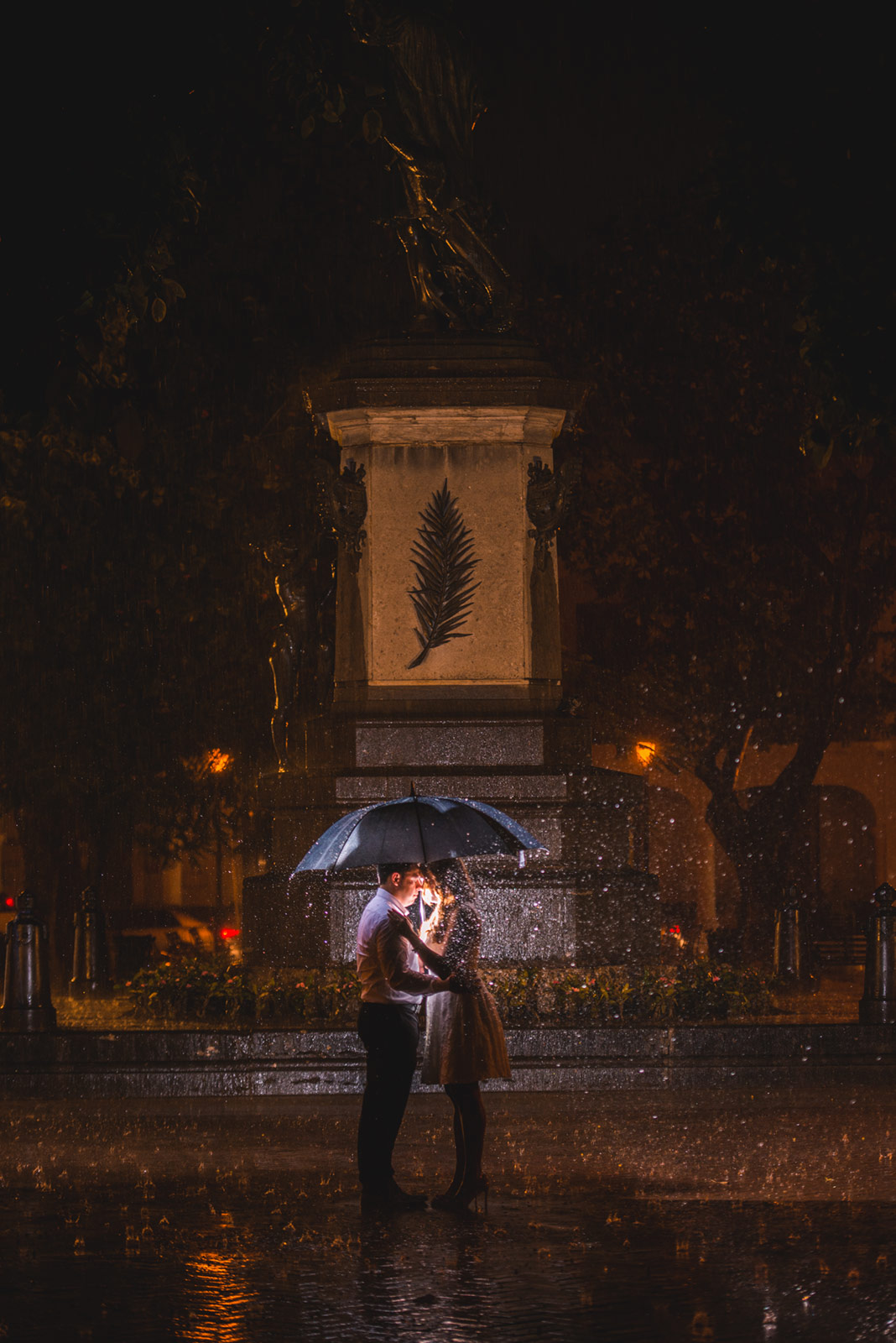 Sesion de fotos en el Parque Colon, Zona Colonial de Santo Domingo, República Dominicana